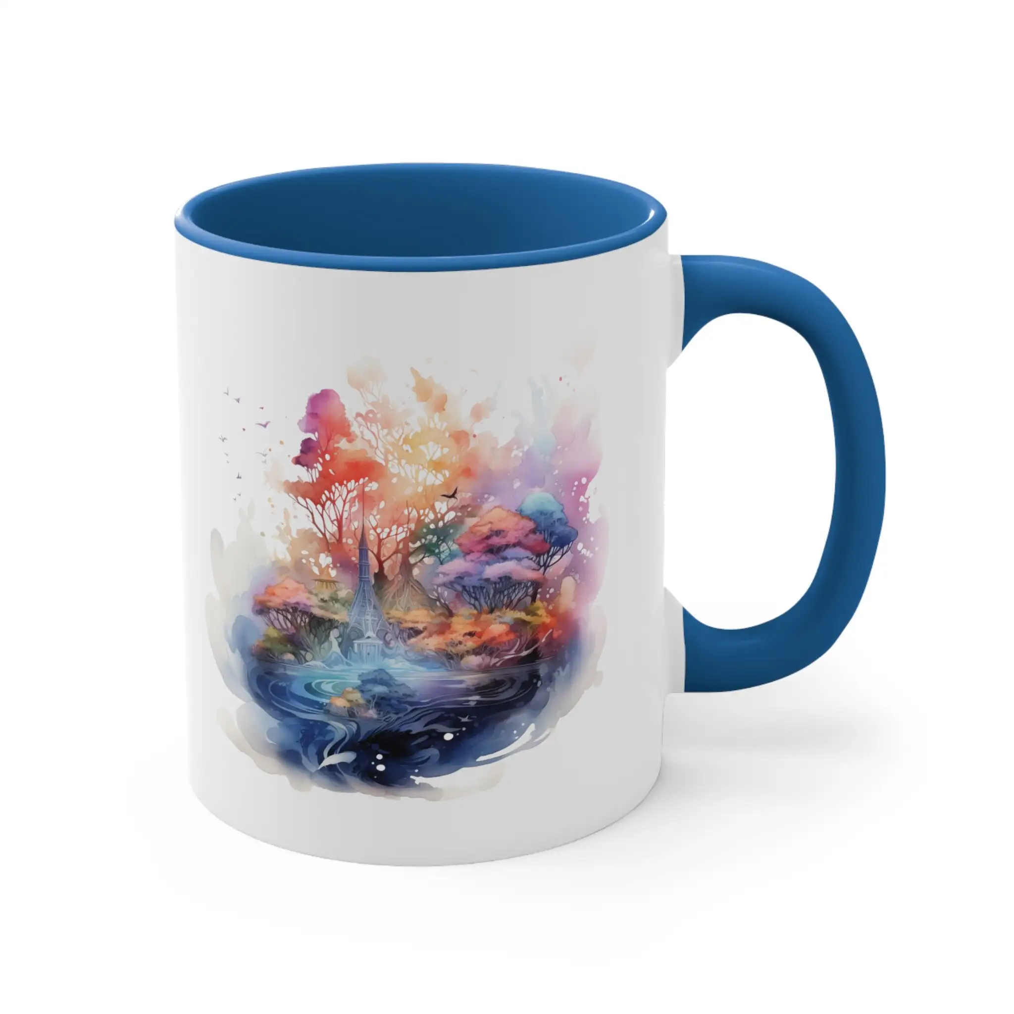Coffee mug light blue - image 1