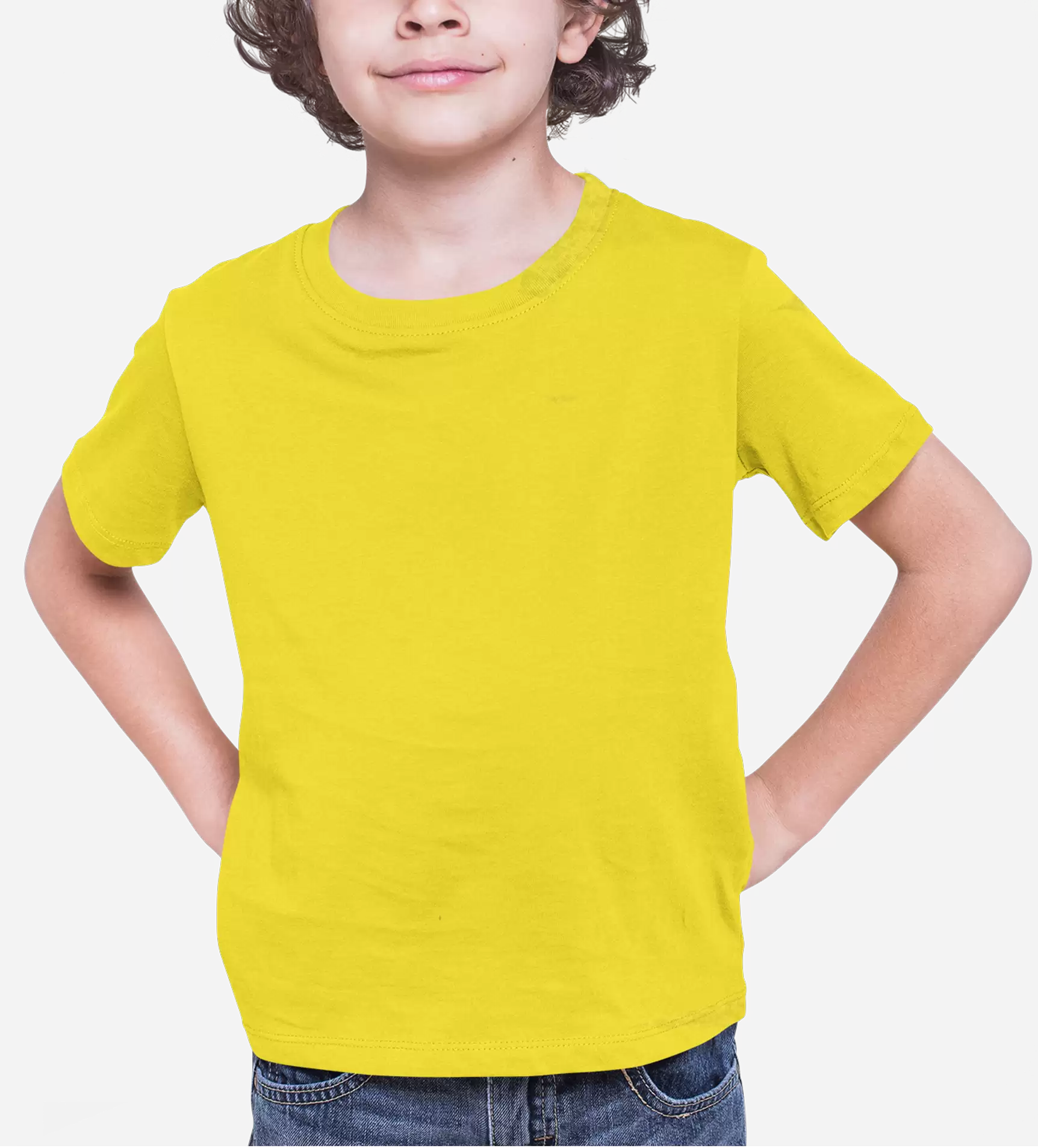 Kids Roundneck-Yellow image 1