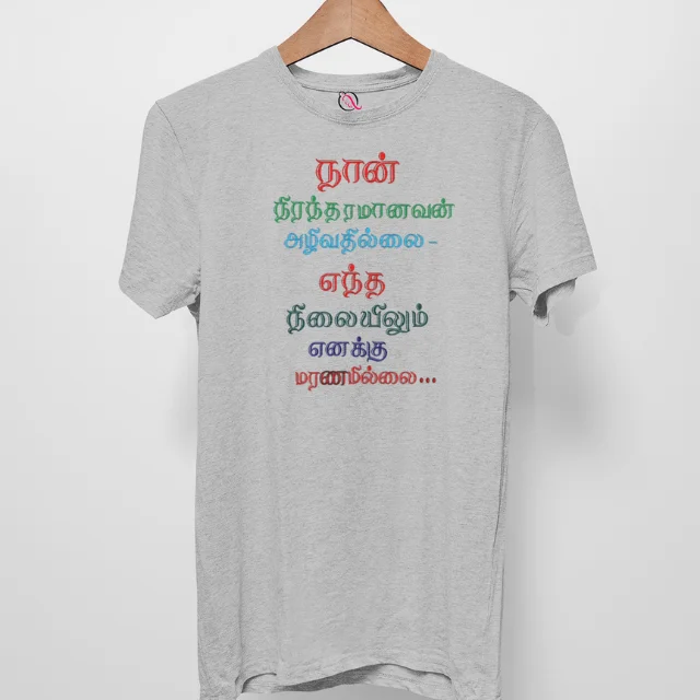 NAN NIRANTHARAMANAVAN GREY MELANGE - image 1