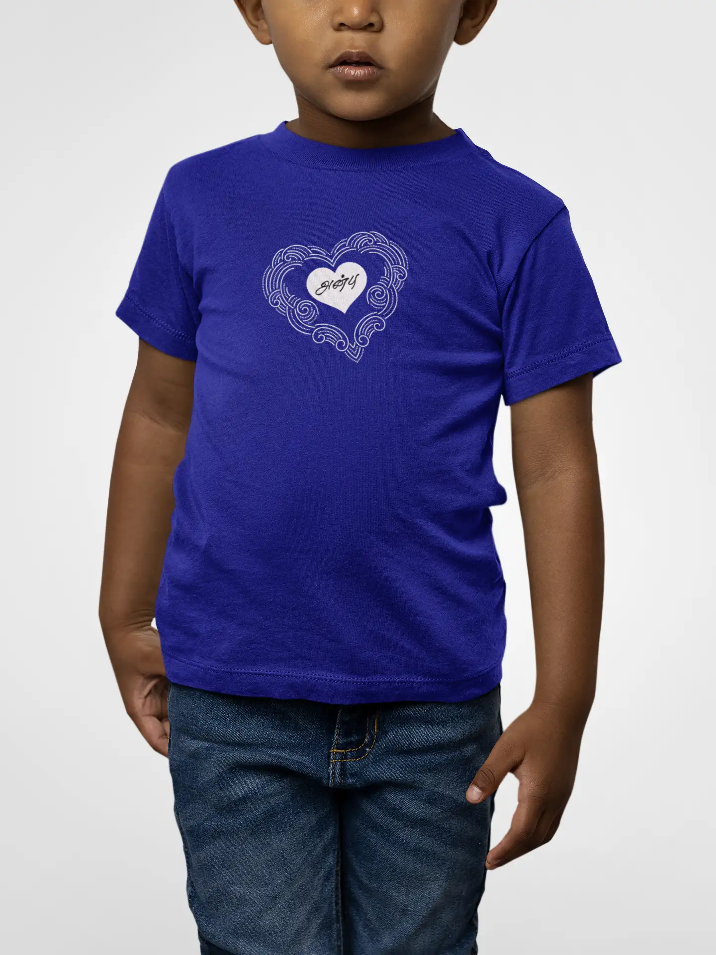 Kids Round Neck Anbu-Royal Blue - image 2