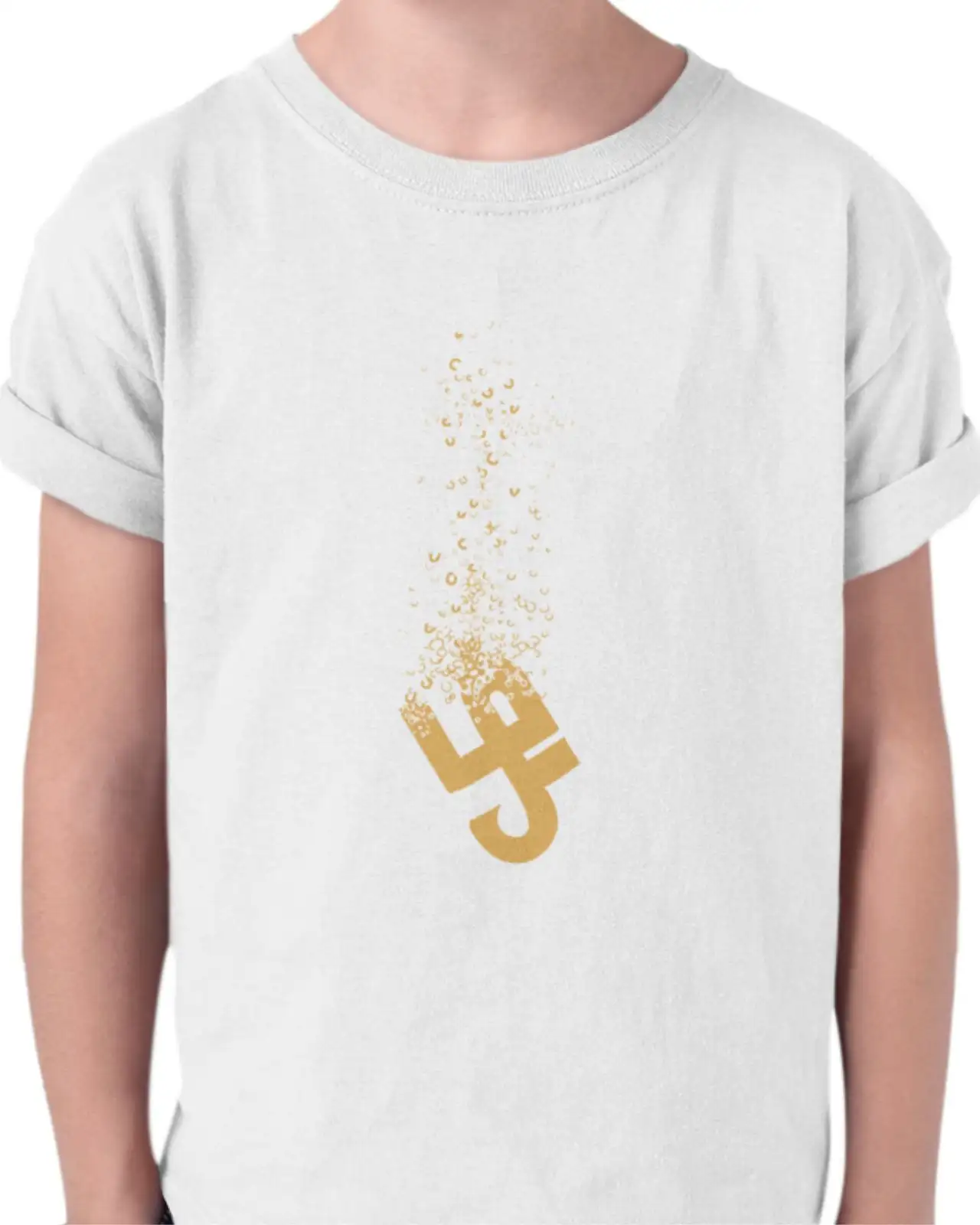 Kids Round Neck Zhal - white - image 2