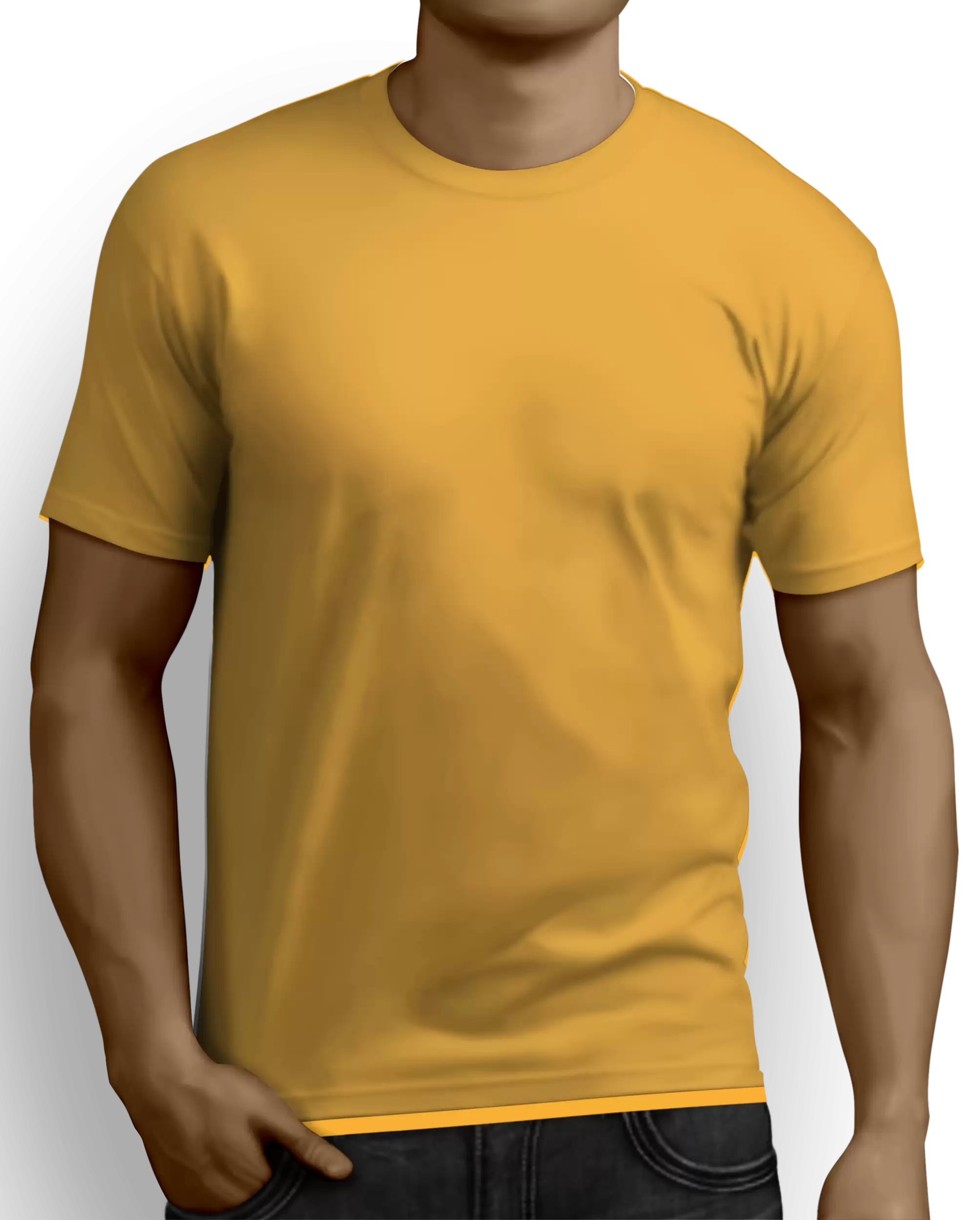 Roundneck- Mustard-yellow - image 1