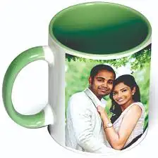 Coffee mug light green - image 1